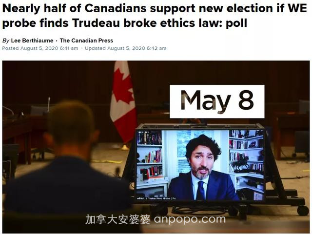 撒钱也没用！特鲁多如再违反道德操守，一半加拿大人支持大选