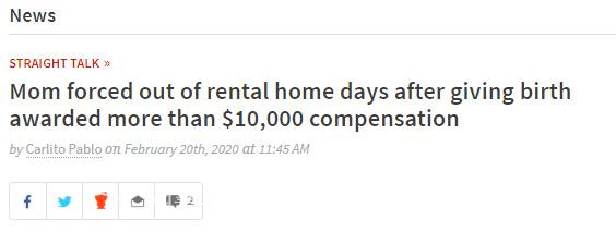 大温房东被判赔偿$1.1万，只因为……