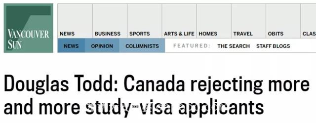 加拿大一年遣返5500个留学生！学签拒签率39％