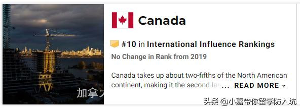 世界最安全国家排名，加拿大位居第二