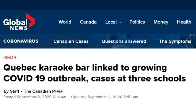 歌厅感染40多人连累3座学校，加拿大首席卫生官却管到了卧室里
