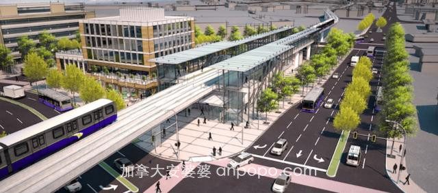大温6个新地铁站今秋开建，5张图一览所有地铁站附近房屋租金