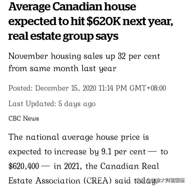 地产｜2021，加拿大地产市场还会继续香下去吗？