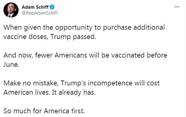 特朗普再度强调“美国优先”，已经下单的疫苗拿不到了？加拿大开始紧张了
