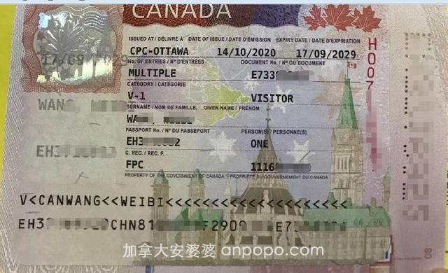 加拿大旅游签证成功获签了