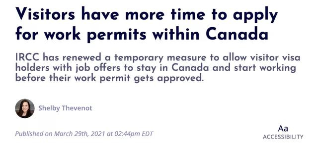 加拿大移民局官宣重磅新政！大把工签随便撒，游客也能留下来