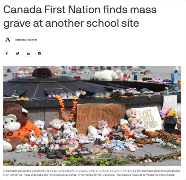 加拿大再现种族灭绝“铁证”