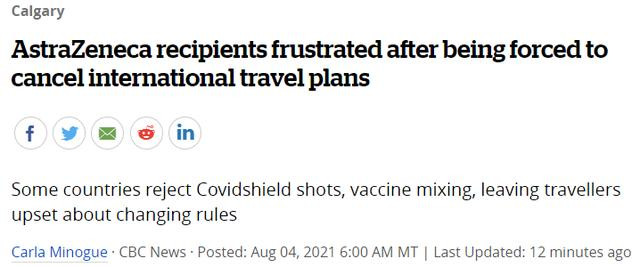 这些加拿大人被疫苗坑惨：三次出国旅行被迫取消，损失数千刀