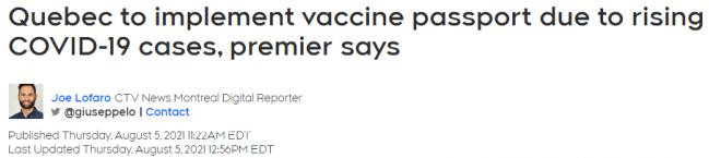 杜鲁多发话：加拿大这几大行业要强制打疫苗！包括航空、银行