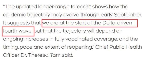 惊爆！CDC泄露文件揭Delta新发现！谭咏诗：加拿大正处第四波开始阶段，周增恐破万