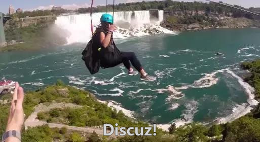 逆天了！加拿大尼亚加拉大瀑布空中滑索开放：新奇，刺激，美景！