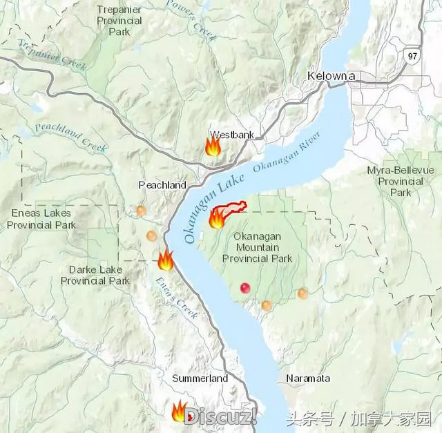 BC省山火卷土重来，着火面积一夜翻倍！温哥华可能比去年更惨~