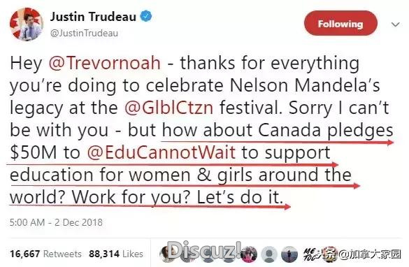 特鲁多发了个推特就扔掉加拿大纳税人几个亿！加拿大人气炸了~