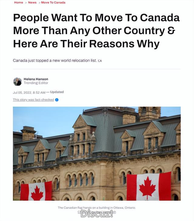 骄傲！加拿大被评为全球最想移民国家！50多个国家的人想来定居！