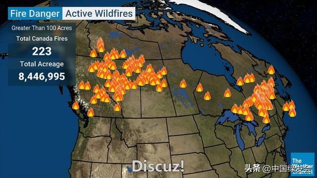 加拿大有史以来最严重的火灾季：森林大火致上万人离开家园